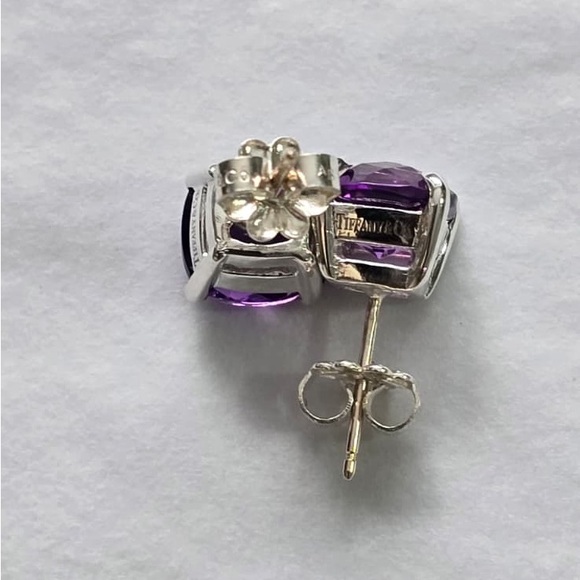 Tiffany & Co. Sparklers earrings in amethyst - Picture 3 of 7